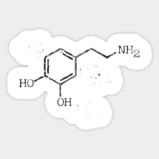 Dopamine Sticker by erzebeth